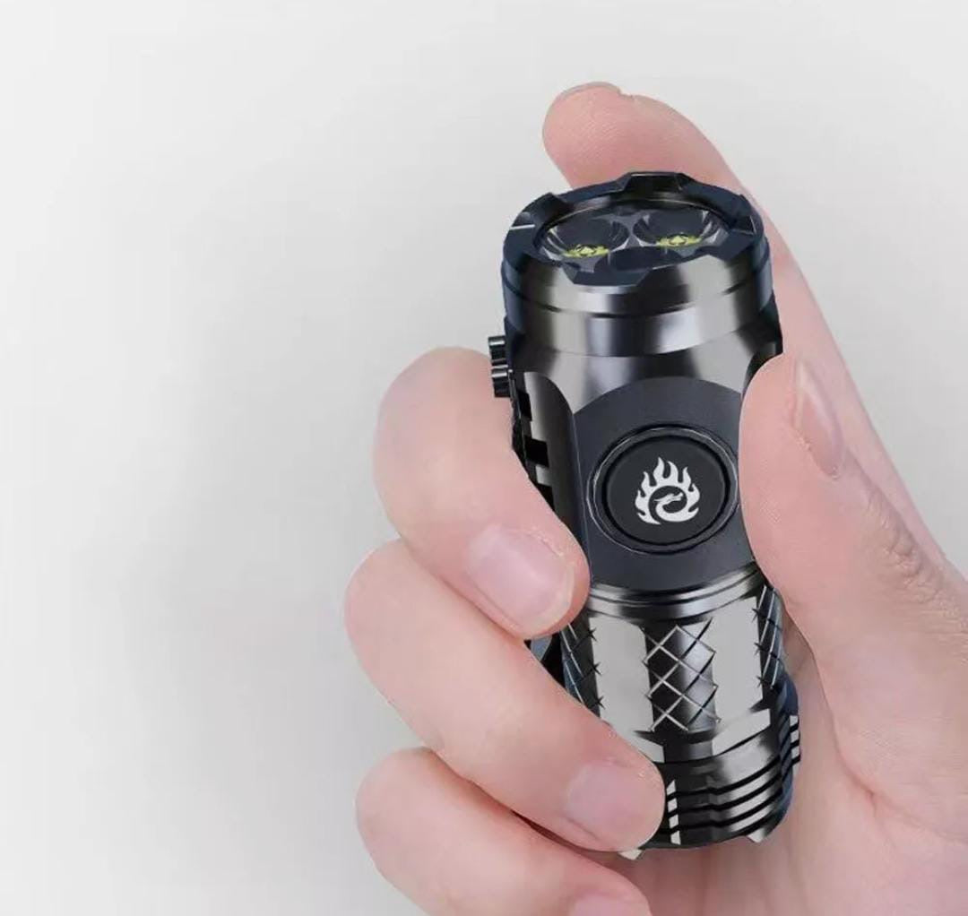 Three-Eyed Monster Mini Flashlight, Long Range Powerful Flash Light, Rechargeable Portable Outdoor Light Three-Eyed Monster Mini Flashlight, Long Range Powerful Flash Light, Rechargeable Portable Outdoor Light